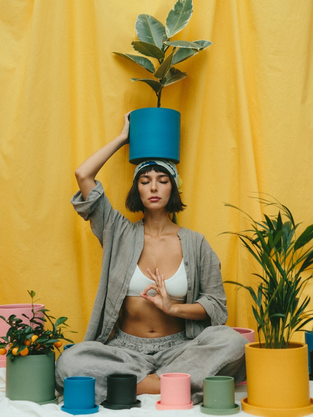 Ghivecele din materiale naturale de la Floral Soul: O colecție ce pare furată din paleta unui pictor