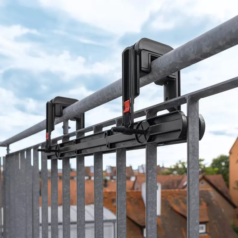 BALCONERA brackets DUO  + adapter set Negru