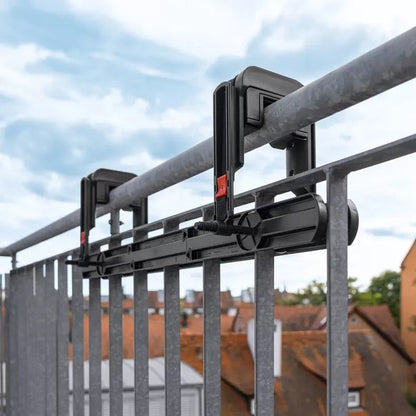 BALCONERA brackets DUO  + adapter set Negru
