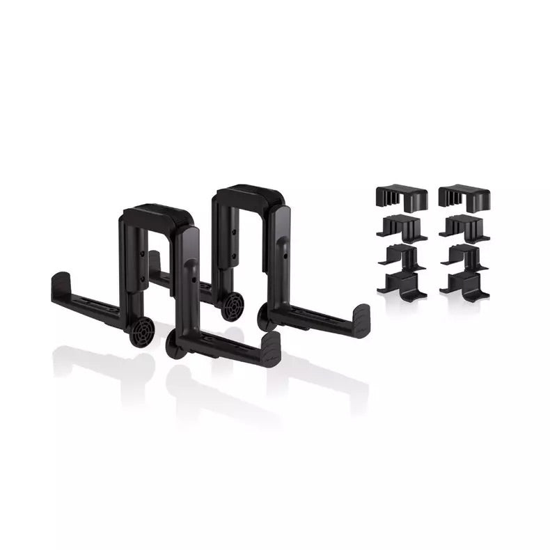 BALCONERA brackets DUO  + adapter set Negru