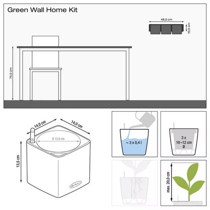 Green Wall CUBE Glossy 14